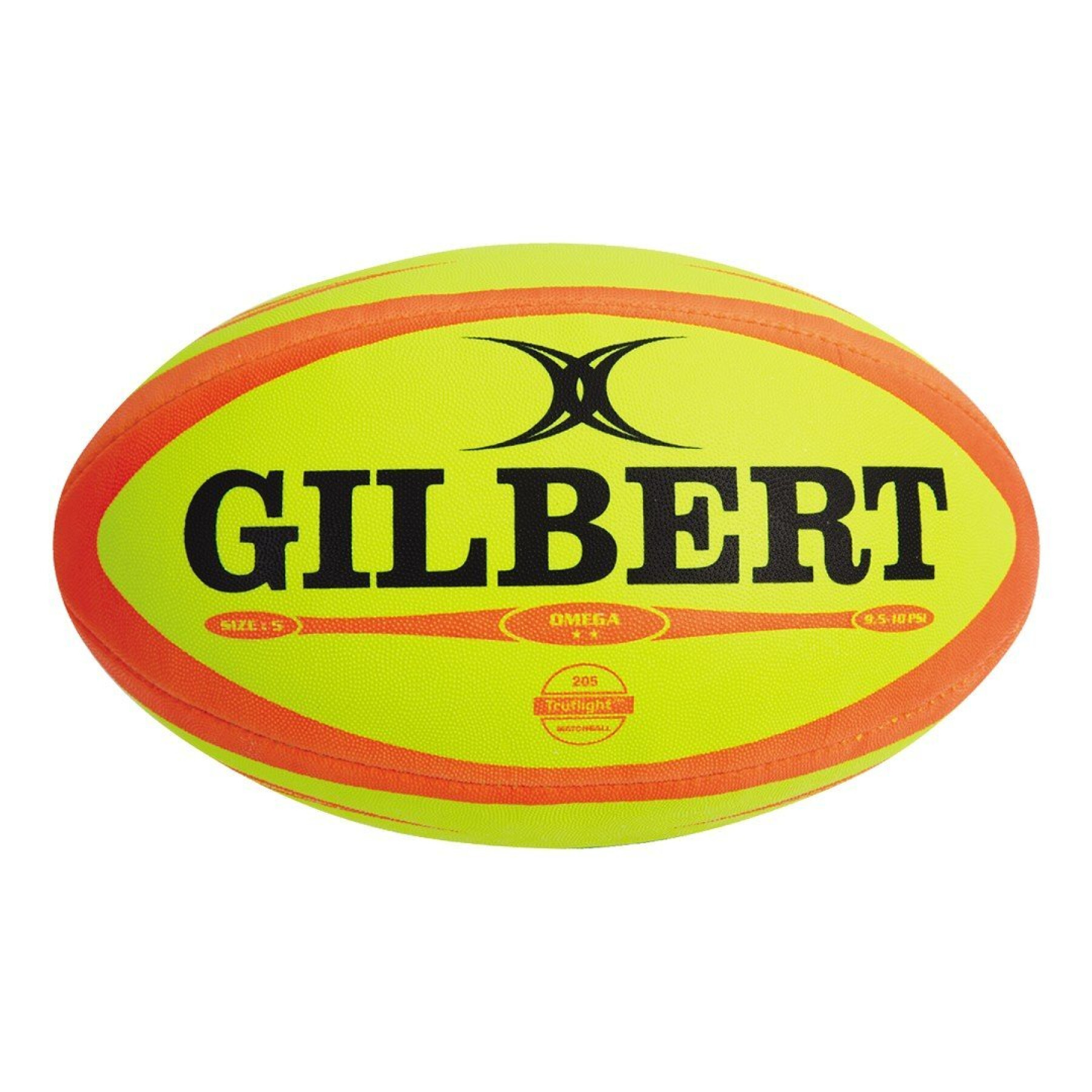 Ballon de rugby Gilbert Omega Fluo