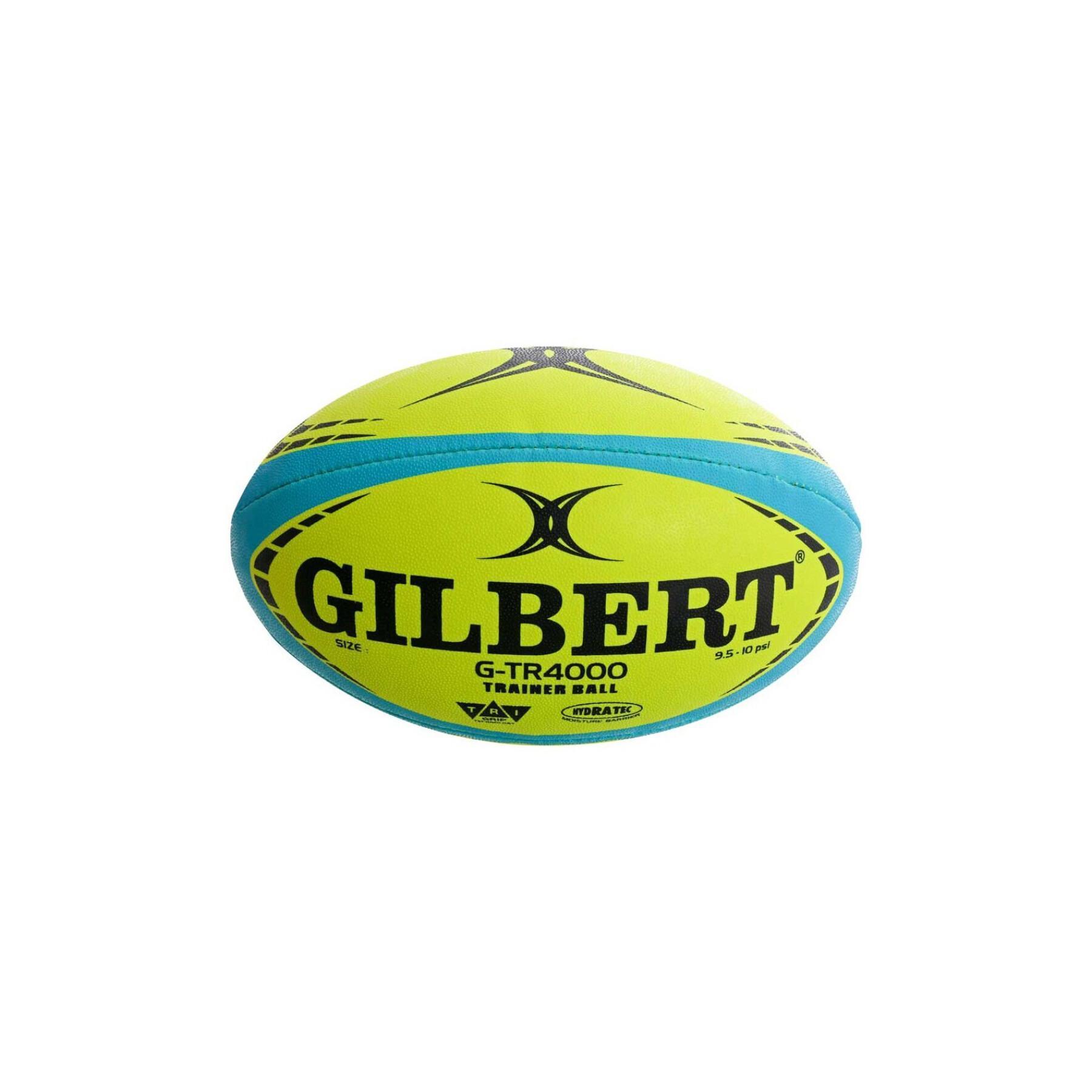 Ballon de rugby Gilbert G-TR4000 Trainer Fluo (taille 4)