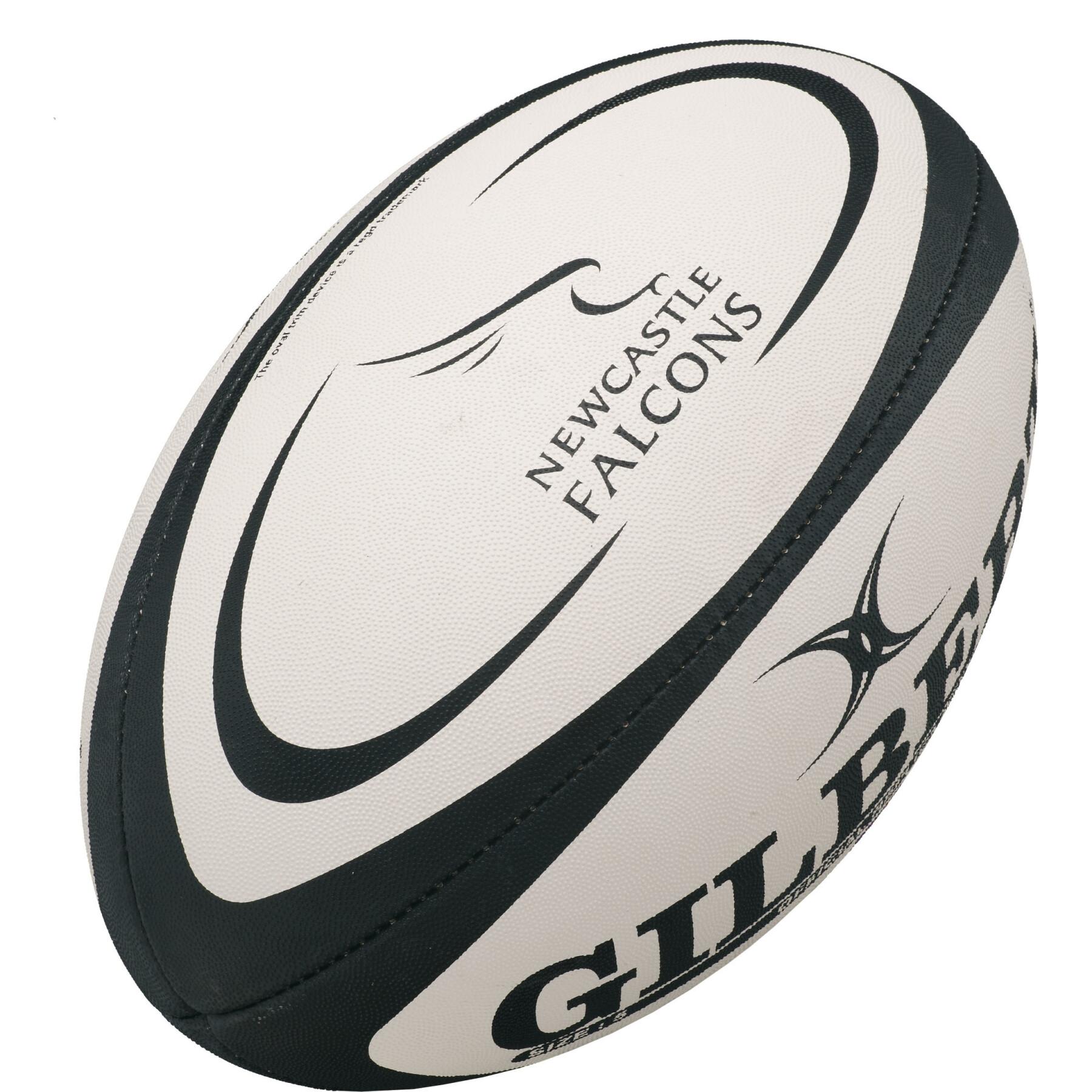 Ballon de rugby midi Gilbert Newcastle Falcons (taille 2)