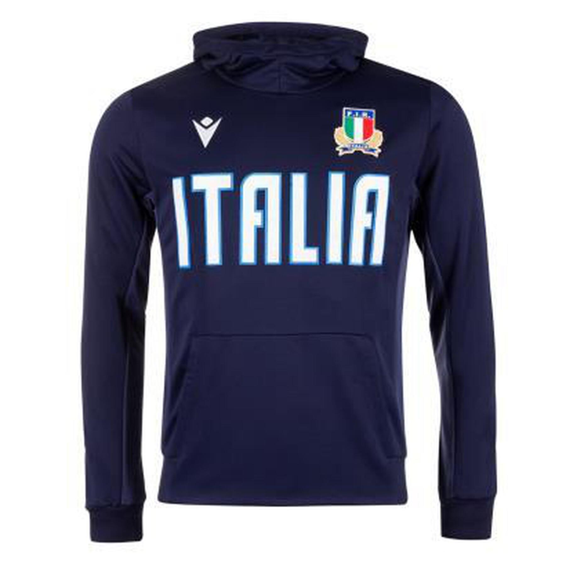 Sweatshirt à capuche Italie Rugby Travel 2022/23