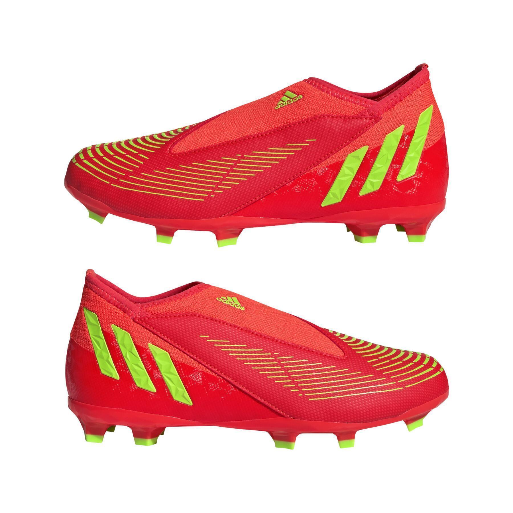 Chaussures de football enfant adidas Predator Edge.3 Laceless FG - Game Data Pack