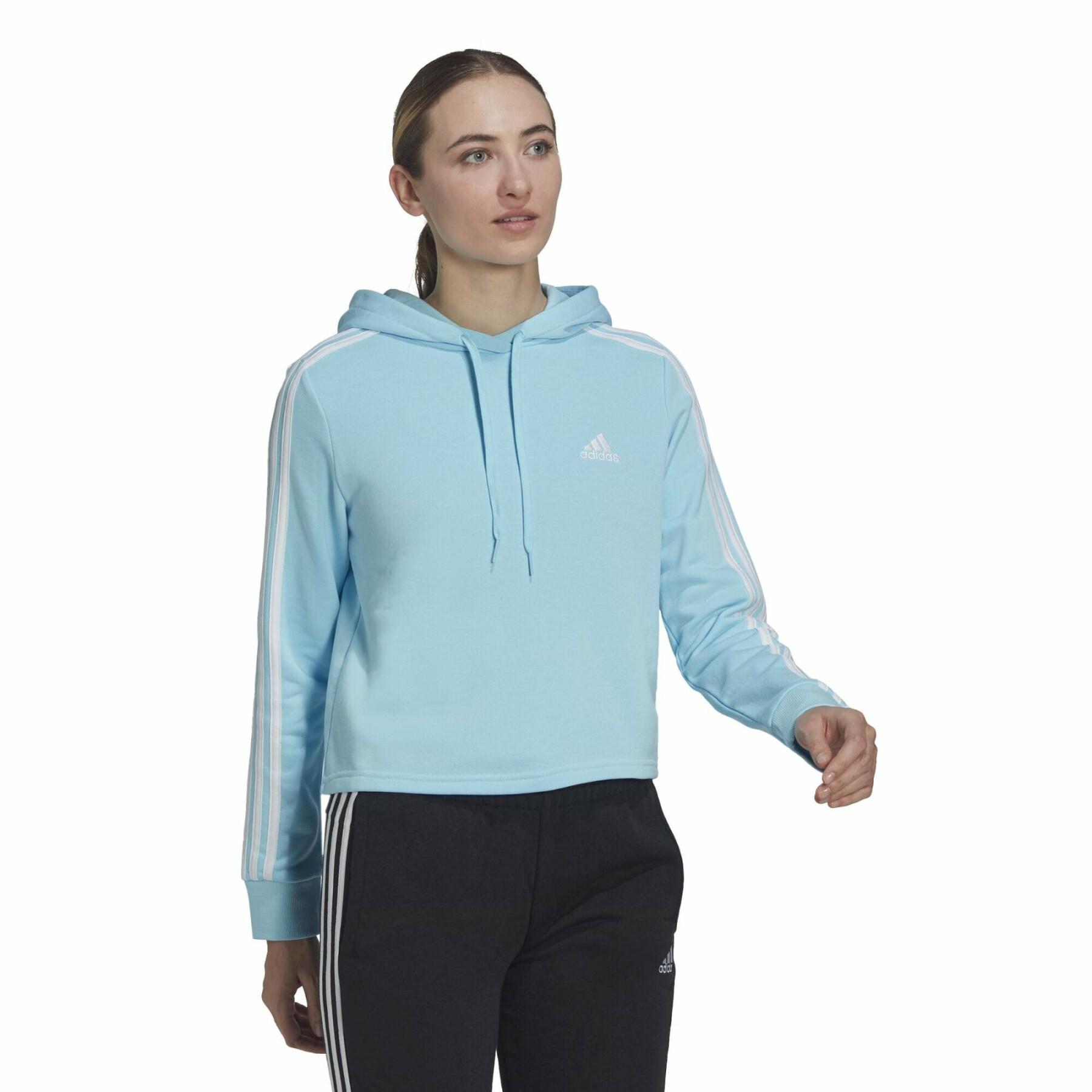 Sweatshirt court à 3 bandes femme adidas Essentials