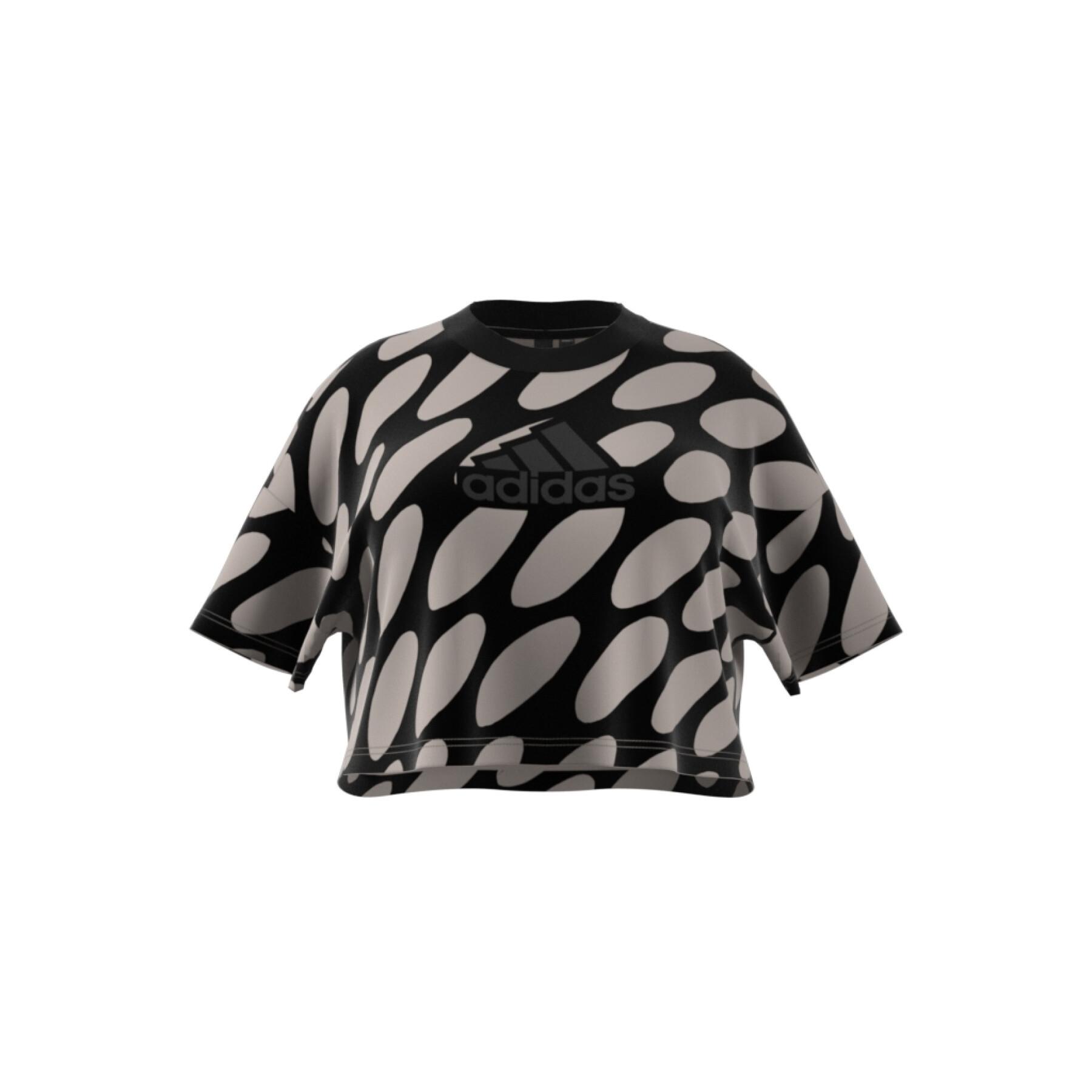 T-shirt femme adidas Marimekko Future Icons 3-Stripes (GT)