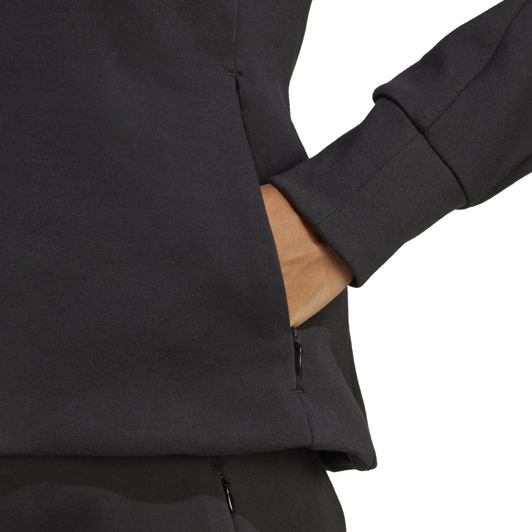 Sweatshirt à capuche ajusté zippé femme adidas Mission Victory
