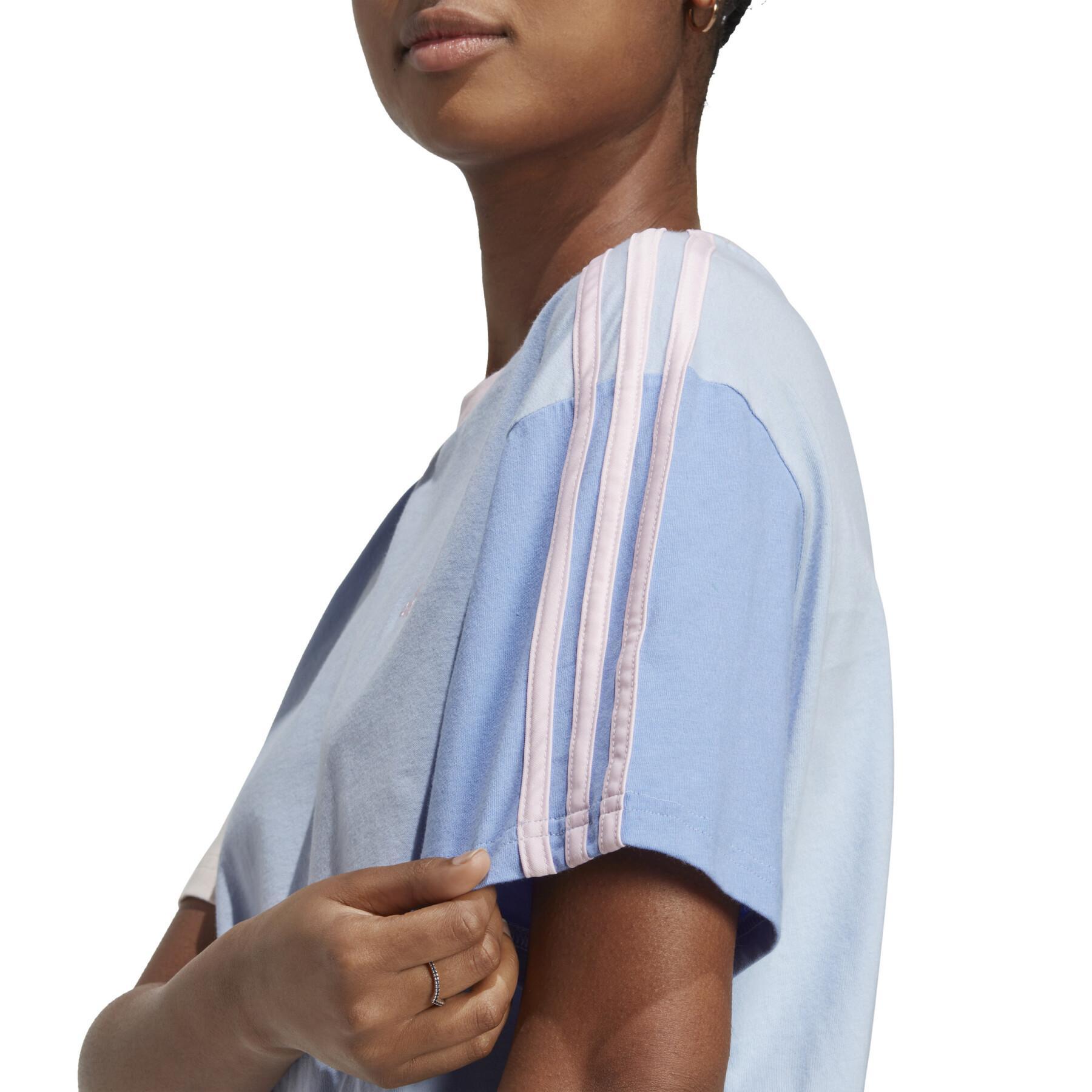 T-shirt crop femme adidas Essentials 3-Stripes