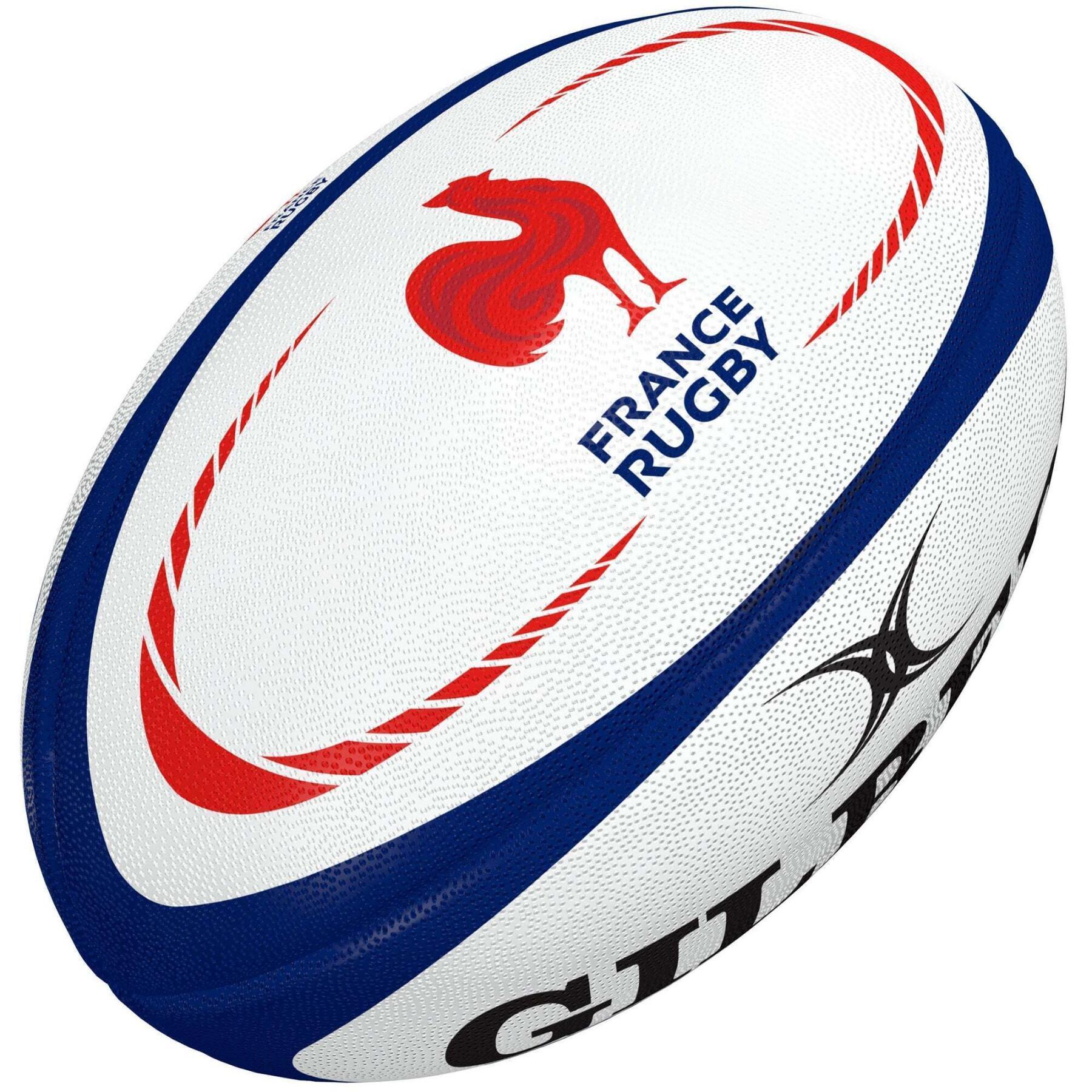 Lot de 12 ballons de rugby France Dangle