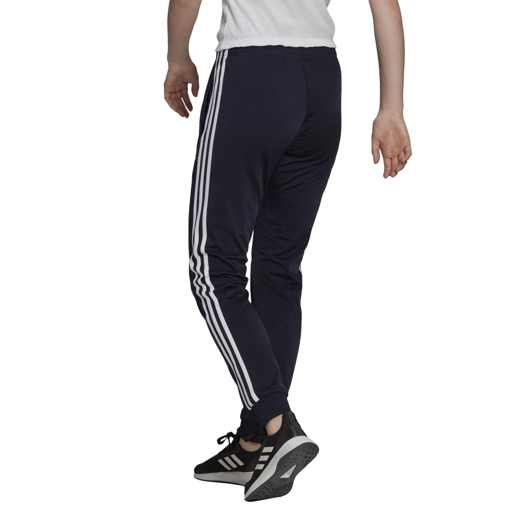 Pantalon femme adidas Primegreen Essentials Warm-Up Slim Tapered 3-Stripes