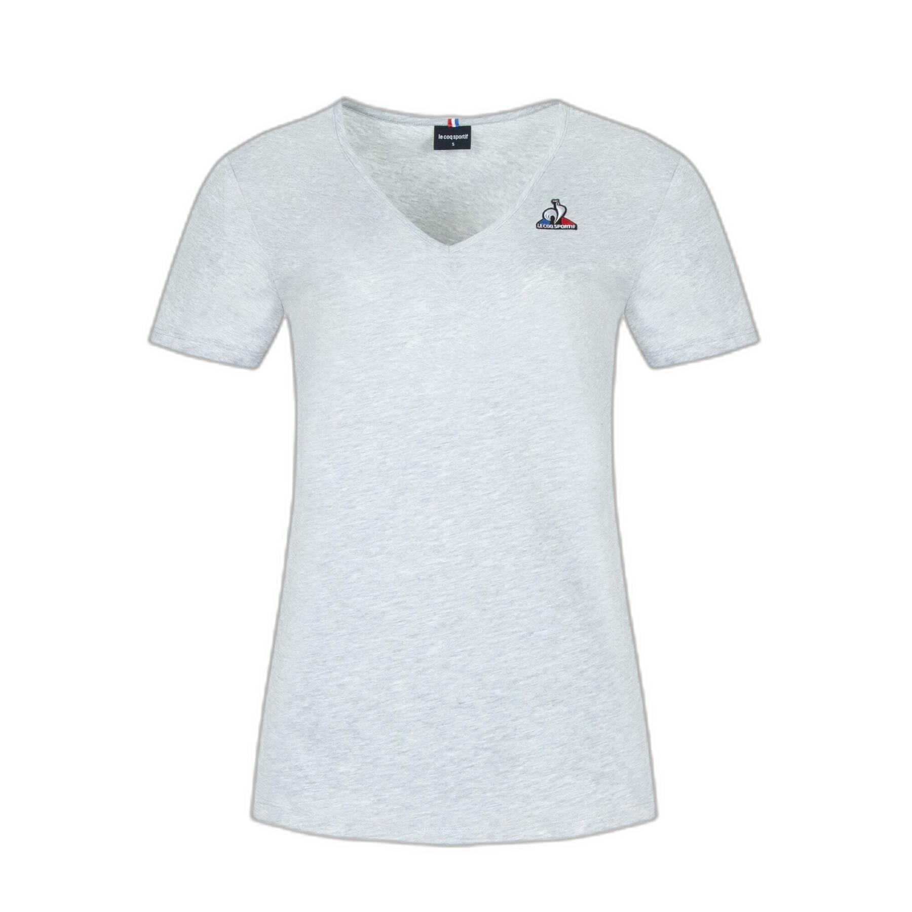 T-shirt col V manches courtes femme Le Coq Sportif Ess N°2