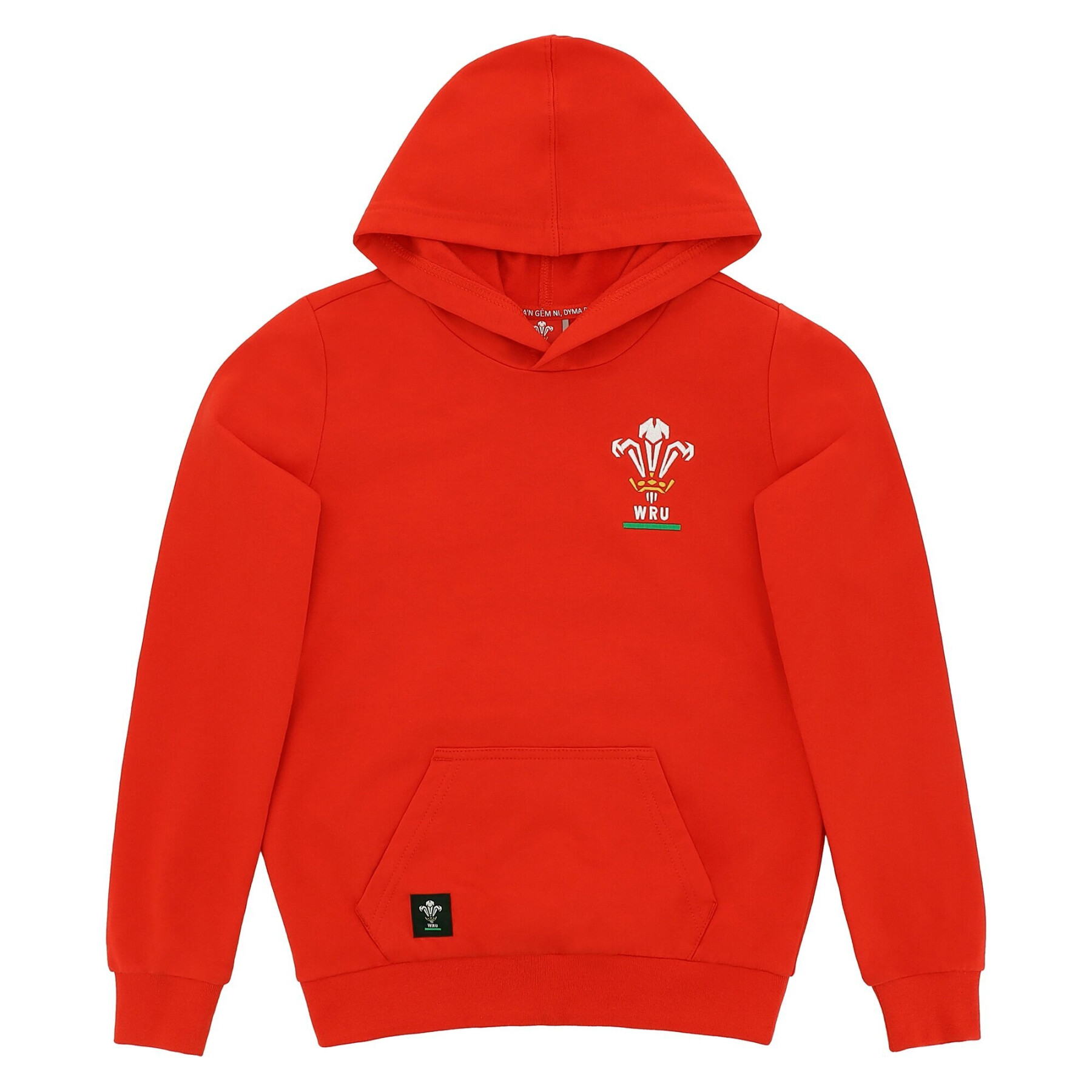 Sweatshirt à capuche enfant Pays de Galles Rugby XV Merch CA Groc