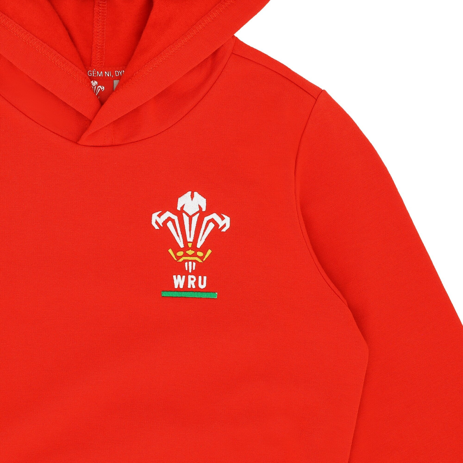 Sweatshirt à capuche enfant Pays de Galles Rugby XV Merch CA Groc