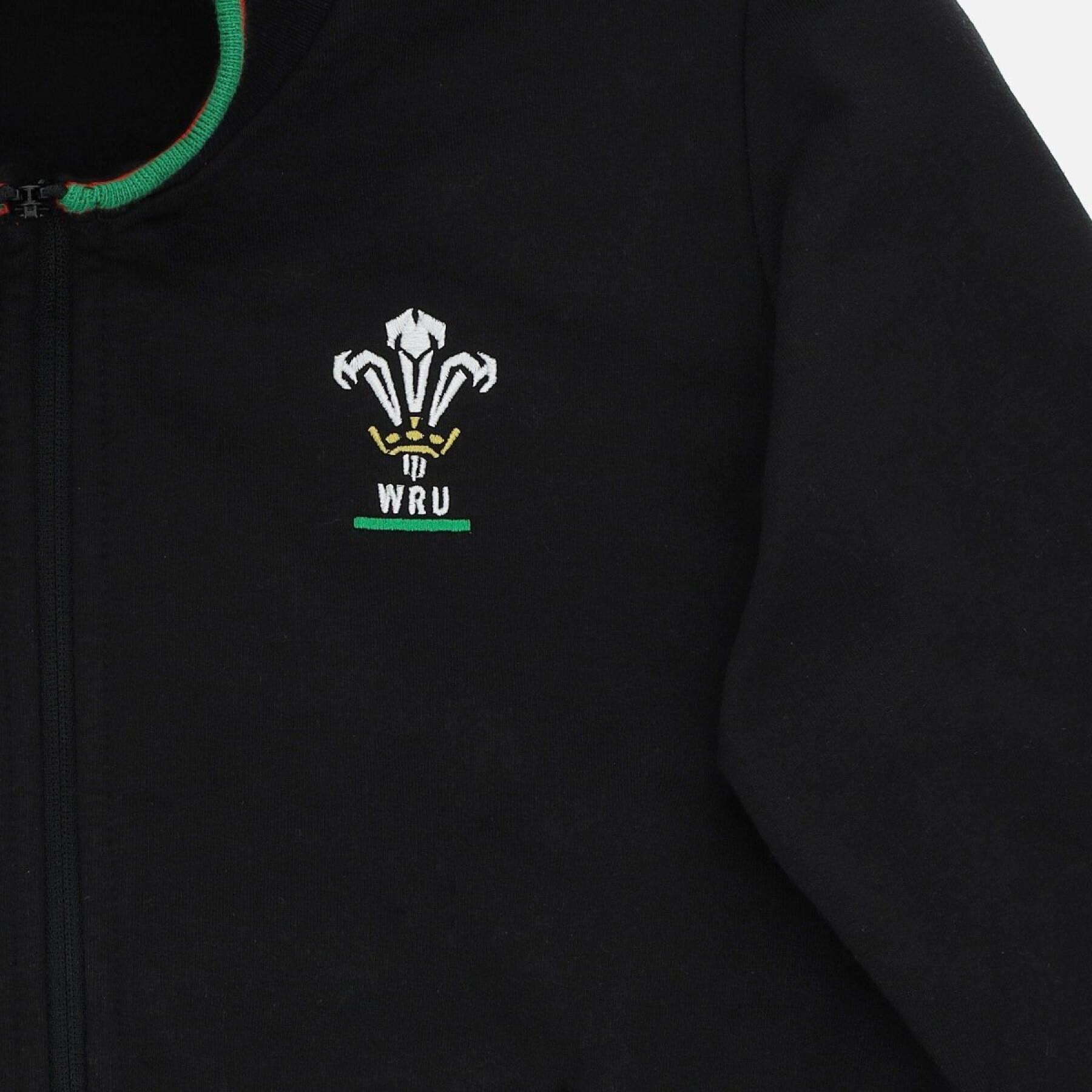 Sweatshirt full zip enfant Pays de Galles Rugby XV WRC Merch CA LF
