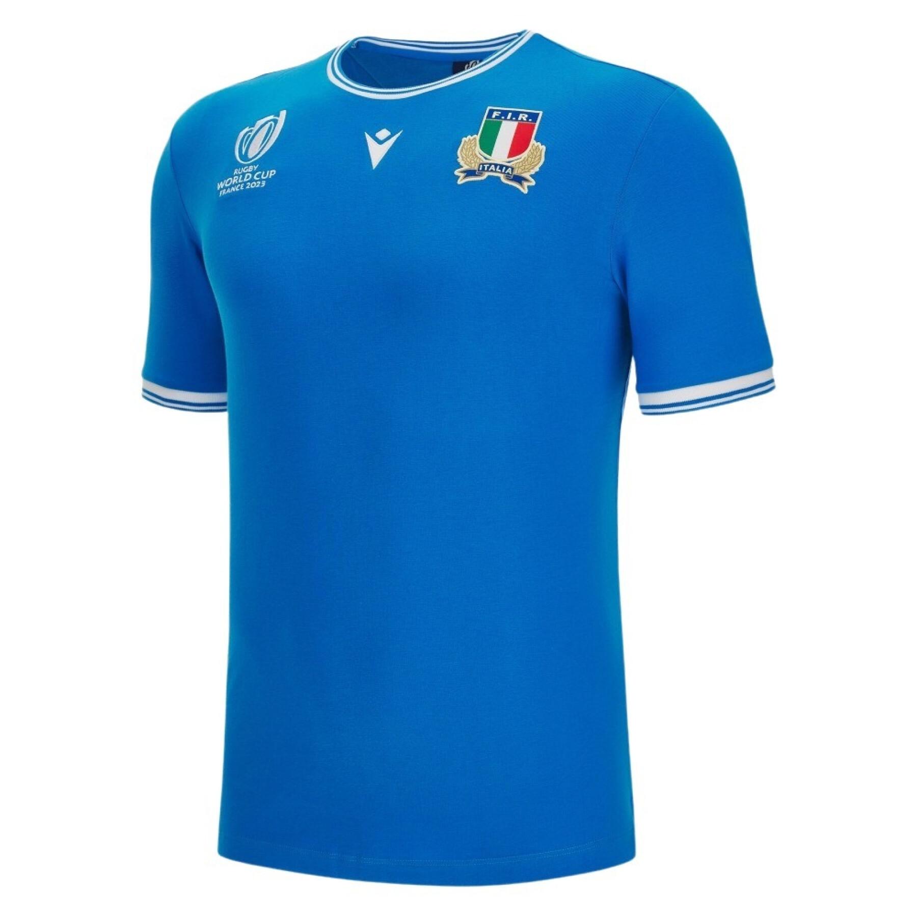 T-shirt polycoton Italie Rugby Merch RWC Country 2023