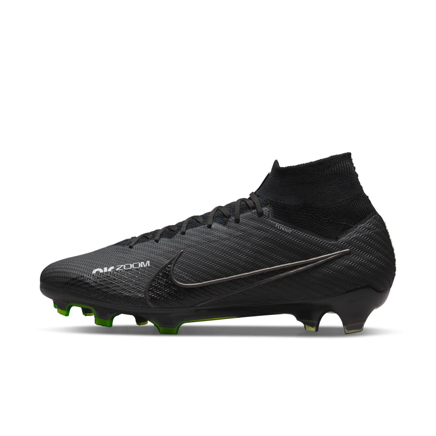 Chaussures de football Nike Zoom Mercurial Superfly 9 Elite FG- Shadow Black Pack