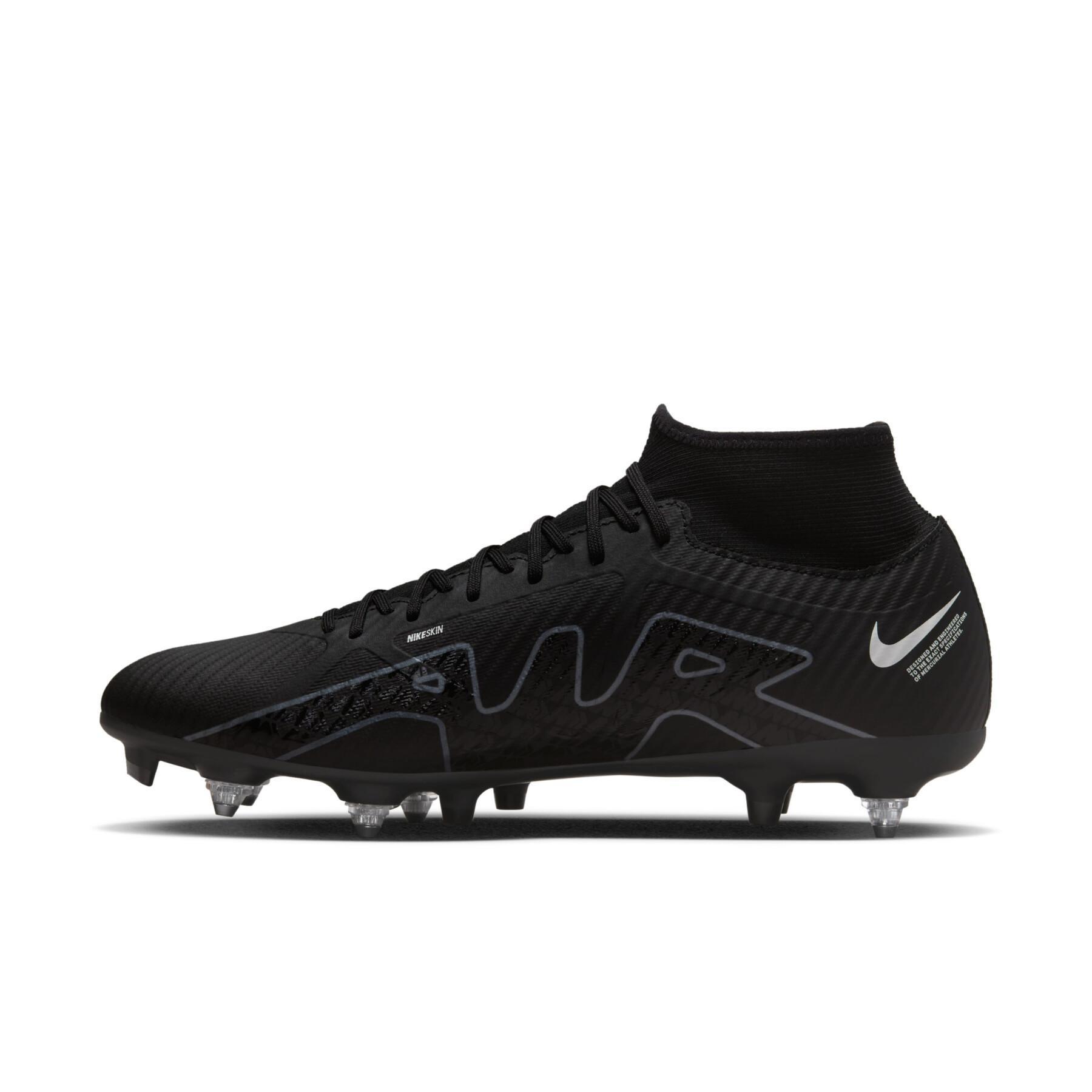 Chaussures de football Nike Zoom Mercurial Superfly 9 Academy SG-Pro - Shadow Black Pack