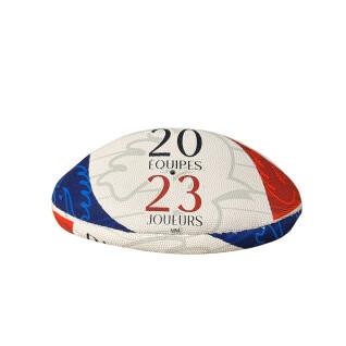 Mini ballon de rugby France Coupe du Monde 2023 Welcome