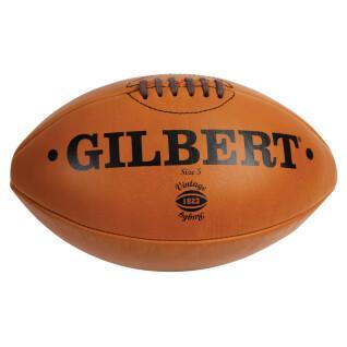 Ballon de rugby en cuir Vintage Gilbert (taille 5)