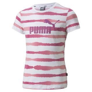 T-shirt fille Puma Essentielleach AOP