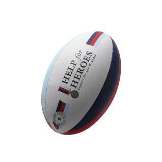 Ballon de rugby Gilbert Supporter Help The Heroes