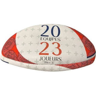 Mini ballon de rugby Angleterre Coupe du Monde 2023 Welcome