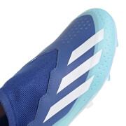 Chaussures de football sans lacets enfant adidas X Crazyfast.3 FG - Marinerush Pack