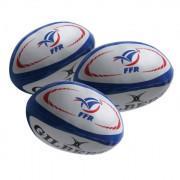 Ballon de jonglage rugby Gilbert France (x3)
